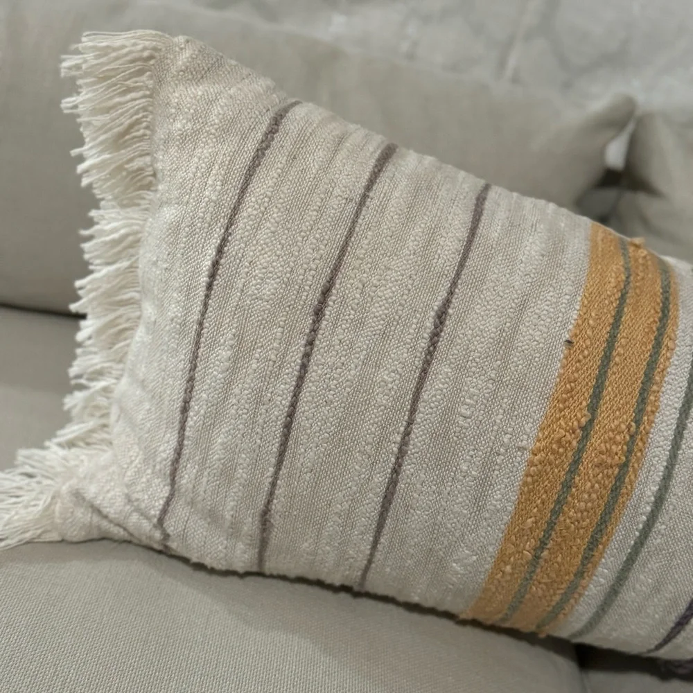 URBAN OUTFITTERS / Anthropologie~ XL Throw Lumbar  Pillow 14” x 40”